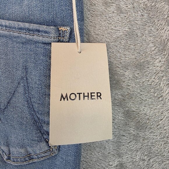 Mother Jeans Womens 31 Mid Rise Dazzler Ankle Fray Stretch Riding Cliffside - Picture 12 of 16